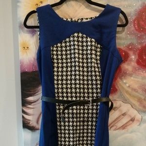 ECI new york dress, size 6, belt